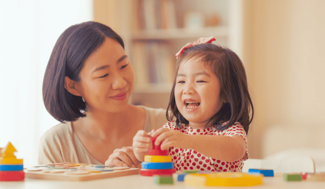 Parent and child visiting The Growing Years Cary child care center at 102 Davis Grove Circle in Cary, NC